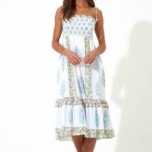 Nwt $198 OLIPHANT tie Strap Posey Mauve Dress Xs